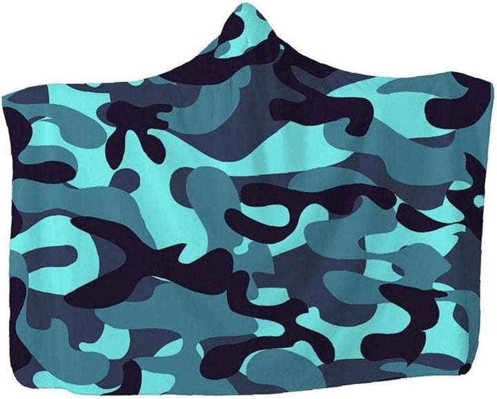 Wearable Kapuze Decke Plüsch Wrap weiche warme Fleece Decke Umhang Cozy für Couch-Bett Home Reise