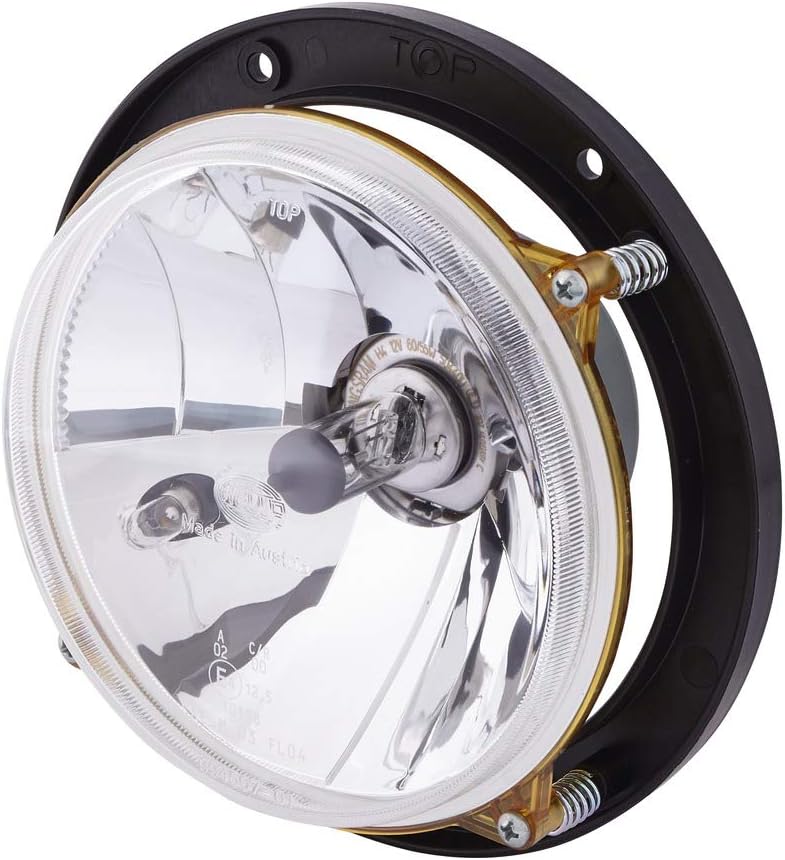 HELLA - Halogen/FF-Hauptscheinwerfer - M133 - 12V - Referenzzahl: 12.5 - Einbau - Stecker: Flachstec
