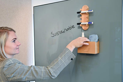 Legamaster 7-122725 WOODEN Zubehörhalter für Glasboards, magnetisch für Glasboards Holz, für Glasboa