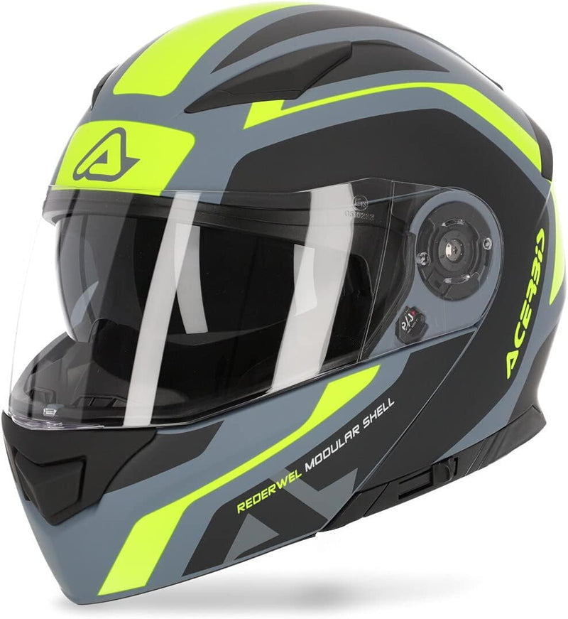 ACERBIS CASCO REDERWEL GRIGIO/GIALLO L