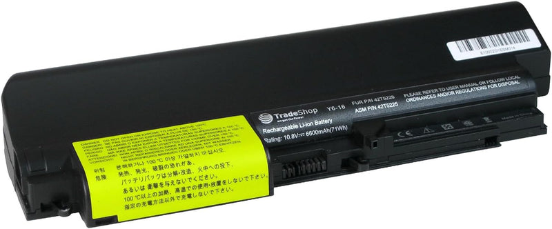 Hochleistungs Laptop Notebook AKKU 6600mAh für IBM Lenovo T61 1959 6377 6378 6379 6480 6481 7658 765