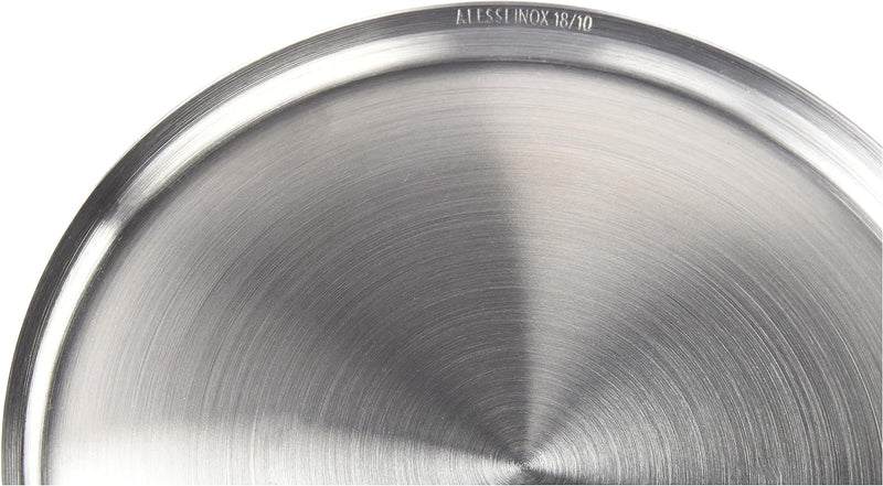 Alessi SG200/14 B Mami Deckel - Edelstahl 18/10 mit Silikonharz Beschichtung, schwarz.