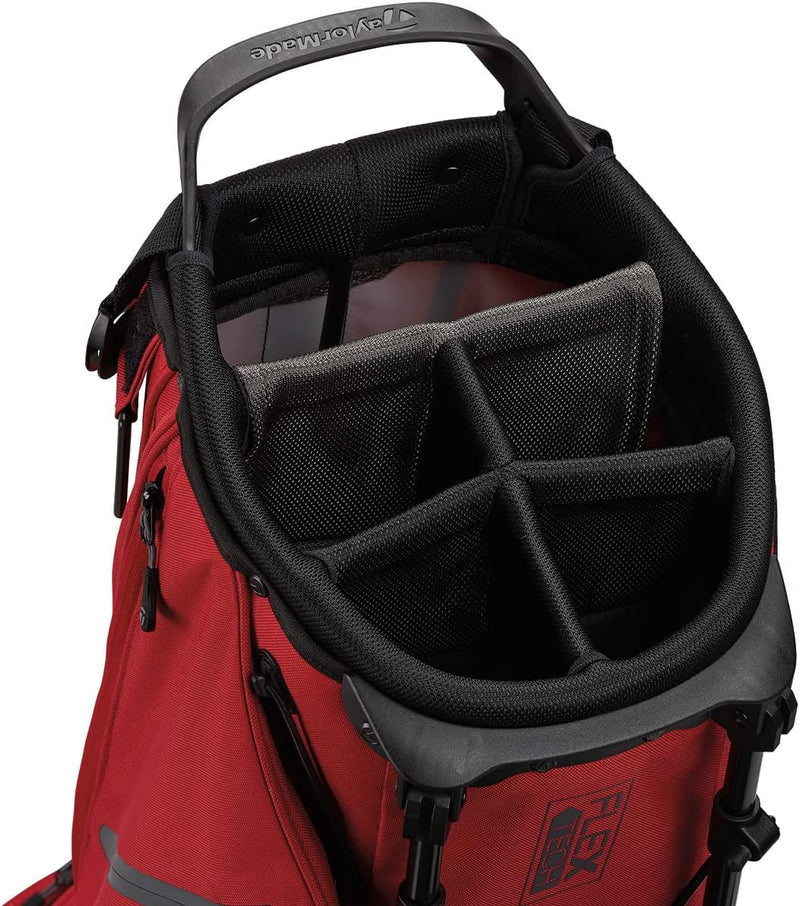 TaylorMade Golf Flextech Stand Bag Red, Red