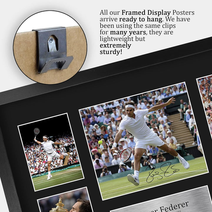 HWC Trading FR A3 Roger Federer Tennis Geschenke Gedruckt Signiert Autogramm Bild Für Erinnerungsstü