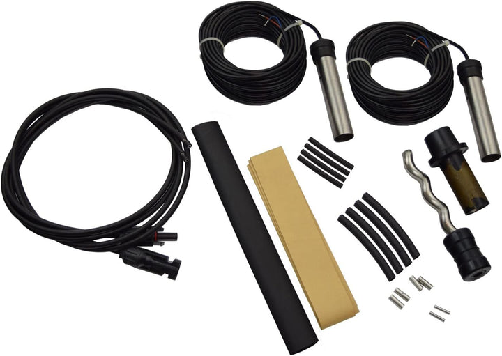 Agora-Tec® 3 Zoll Brunnenpumpe Screw SOLAR DC 80W-0.3-7-12V mit MPPT optimierten Solarladeregler für