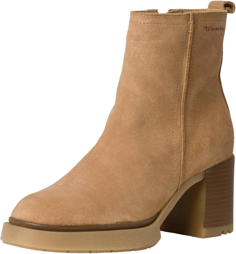 Tamaris Damen Stiefelette 1-25803-41 normal 39 EU Camel, 39 EU Camel