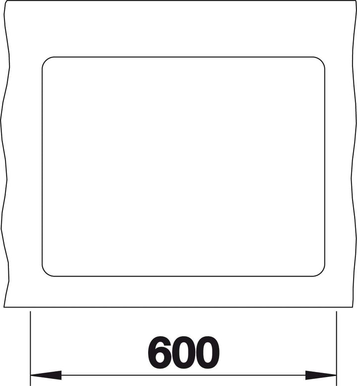 BLANCO SUBLINE 340/160-F | SILGRANIT weiss | Einbauart: Flächenbündig | Hauptbecken links | ohne Abl