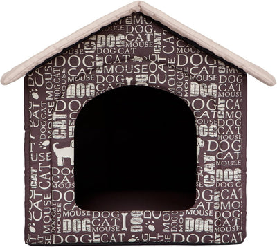 Hobbydog R1 BUDNAP7 Doghouse R1 38X32 cm Subtitles, XS, Brown, 600 g, XS