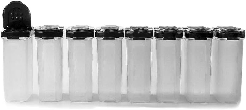 Tupperware Gewürz-Riese 270 ml (8) schwarz Gewürz Behälter Gewürzbehälter gross 37586