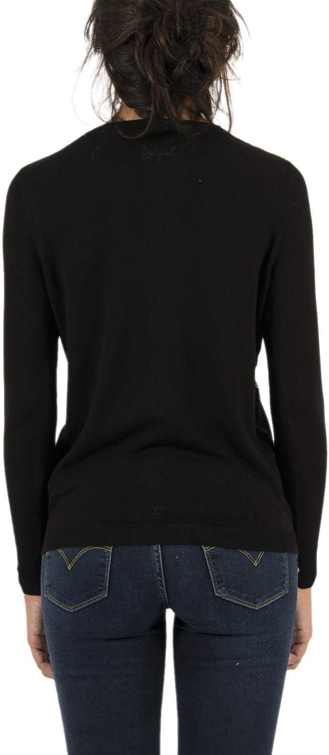 Desigual Womens ANTIA Schwarz Strickjacken XS
