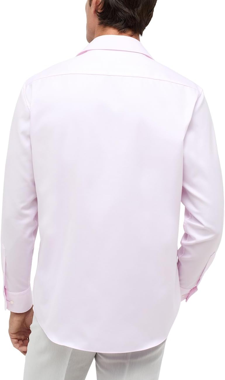 eterna Comfort Fit Cover Hemd Langarm Blickdicht Brusttasche rosa Grösse 47