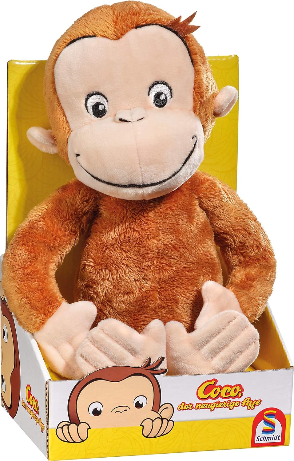 Schmidt Spiele 42740 Coco der neugierige AFFE, Plüschfigur, 26 cm, bunt & 42738 Coco der neugierige