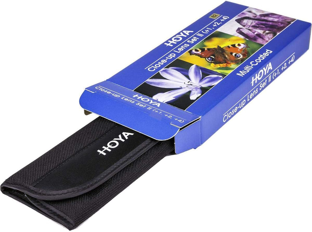 Hoya NAHLINSE SET2 (+1 +2 +4) Close-up Kit schwarz 49 mm, 49 mm