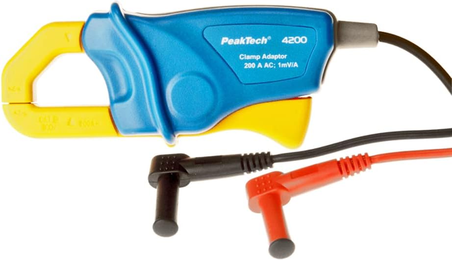 PeakTech 3445 - True RMS Digital Multimeter mit 4.0 Bluetooth & Stromzangenadapter 200 A AC für Digi