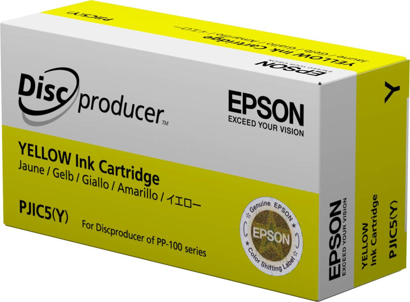 Epson C13S020451 Yellow Ink Cartridge – Yellow Ink Cartridge (Epson Discproducer PP-100 Discproducer