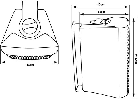 E-Lektron EWL5P Stereo passiv Lautsprecher Paar inkl. Wandhalter für innen und aussen - 5" 125W - Sc
