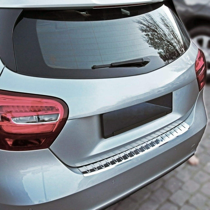 Recambo CT-LKS-1370 LADEKANTENSCHUTZ Edelstahl Chrom für alle Mercedes A-KLASSE W176 | Bj 2012-2018,
