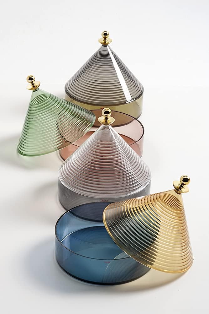 Kartell Trullo Aufbewahrungsbehälter gelb - blau, Gelb - Blau