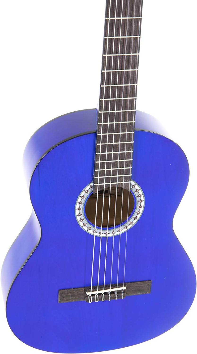 GEWA Konzertgitarre BASIC 3/4 transparent blau - PS510145 - ***NEU***, 3/4 transparent blau