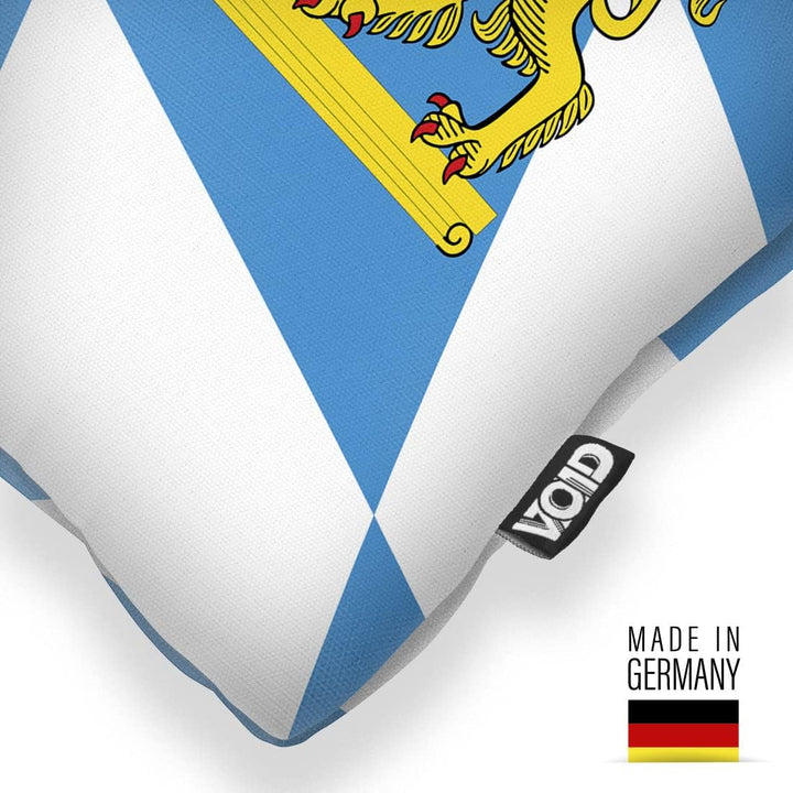 VOID Bayern Bavaria Polyester Kissenbezug Flagge Fahne Fan-Kissen Kissenhülle Outdoor Indoor Bunt, K