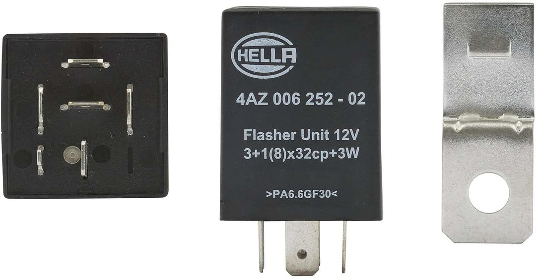 HELLA - Blinkgeber - 12V - 6-polig - Anbau/gesteckt - elektrisch - 4AZ 006 252-027