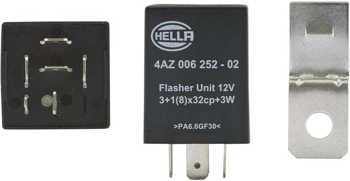 HELLA - Blinkgeber - 12V - 6-polig - Anbau/gesteckt - elektrisch - 4AZ 006 252-027
