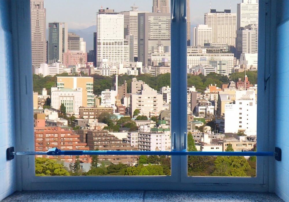 ALLEGRA Sicherungsstange für die Fenstersicherung und Türsicherung, Einbruchschutz für Fenster und T
