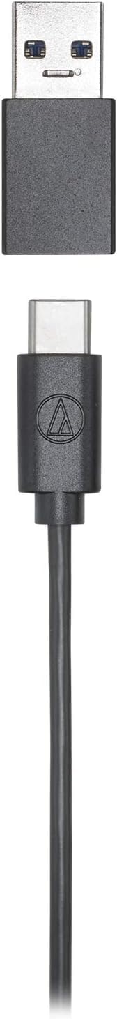 Audio-Technica ATR4750-USB Schwanenhalskondensatormikrofon Mit Kugelcharakteristik Schwarz Omnidirek