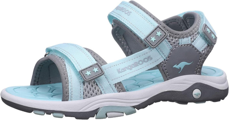 KangaROOS Unisex Kinder K-Leni Kira Sandale 28 EU Ultimate Grey Mint, 28 EU Ultimate Grey Mint