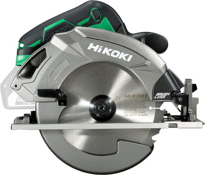 HIKOKI Akku Handkreissäge C1807DA (18V, Li-Ion, 190 mm Sägeblatt, Brushless, LED, Spindelarretierung