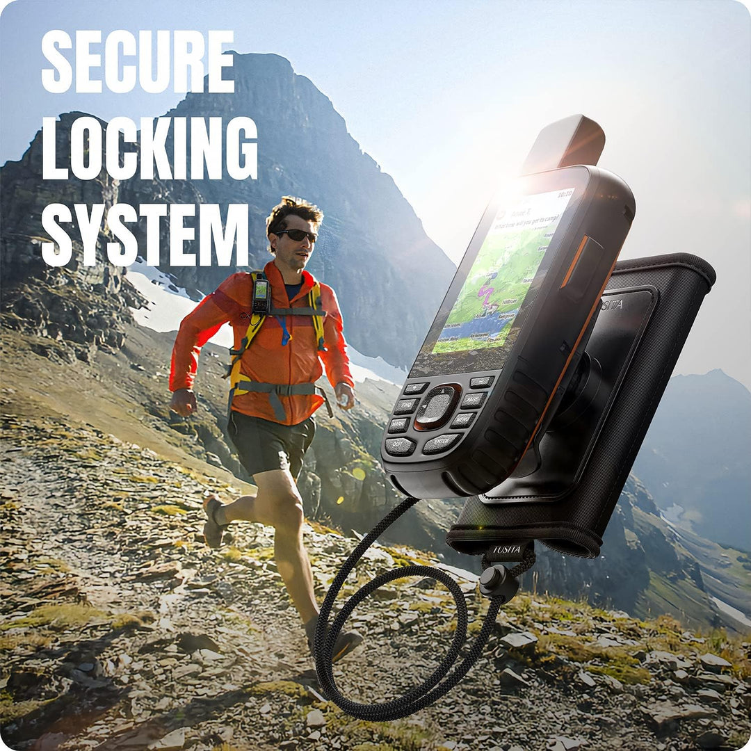 TUSITA Rucksack Halterung Zubehör Kompatibel mit Garmin Handheld GPS Geräte - Schultergurt Halterung