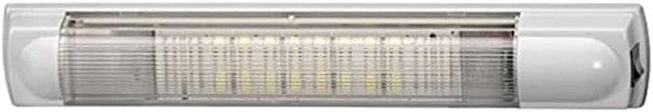HELLA - Innenraumleuchte - LED - 12/24V - 4.8W - LED - 4000K - Anbau - Lichtscheibenfarbe: glasklar