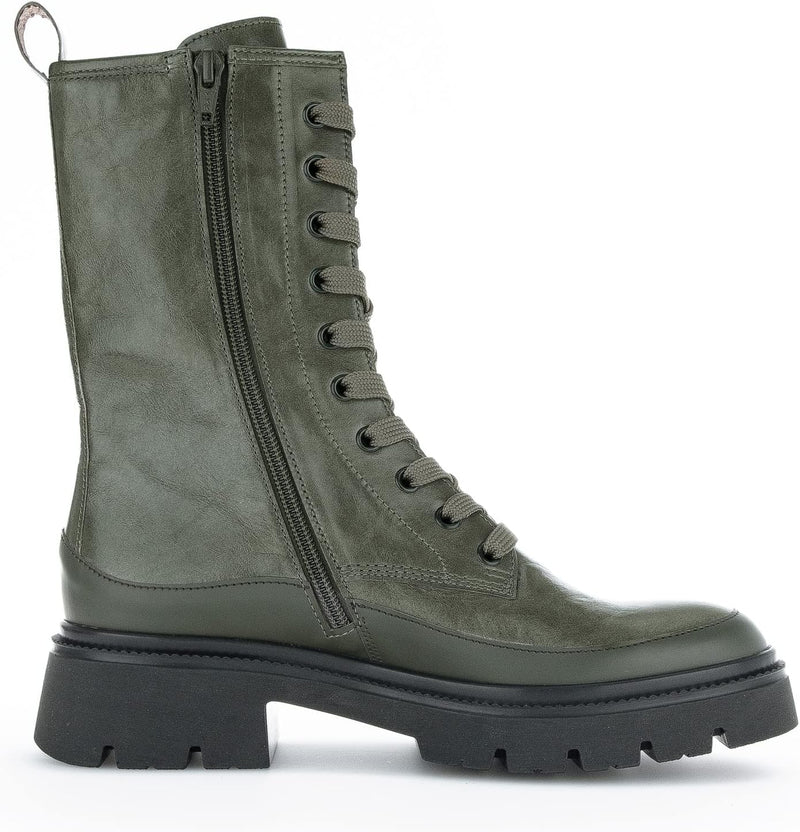 Gabor Damen Biker Boots, Frauen Stiefeletten,Wechselfussbett 37 EU Grau Fucile 29, 37 EU Grau Fucile