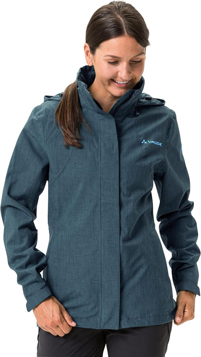 VAUDE Regenjacke - Rosemoor Jacket II, Regenjacke Damen wasserdicht und atmungsaktiv, funktionale 2-