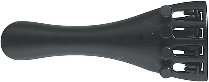 Wittner Violin Saitenhalter 1/16, 4 Feinstimmer, Feinstimmerschrauben schwarz, Leichtmetall Leichtme