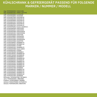 Butterfachklappe für Kühlteiltüre kompatibel mit AEG 227202904/8 in Kühlschrank