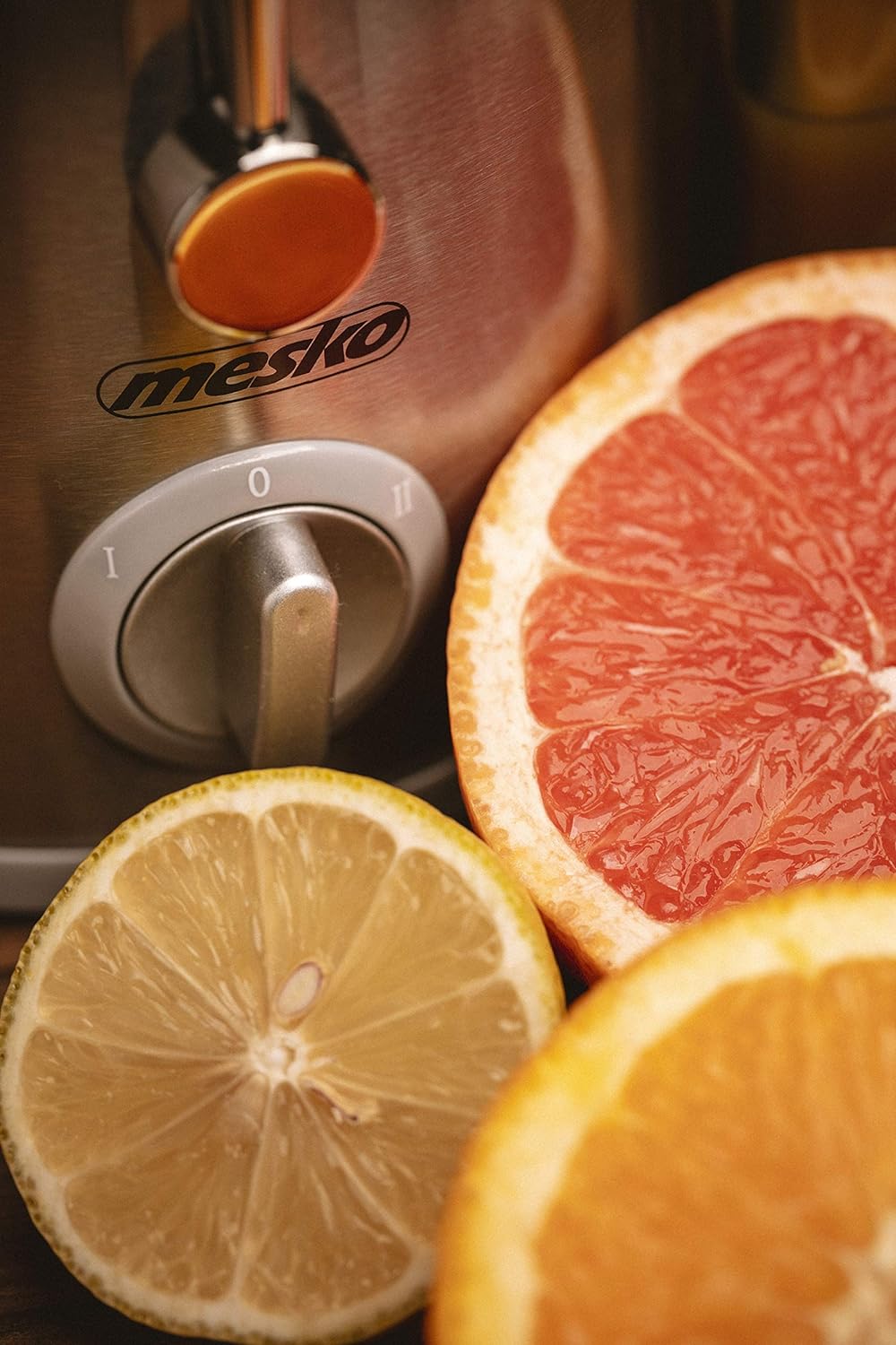 Mesko MS 4126 Entsafter für Obst und Gemüse aus Edelstahl, Saft/Juice Maschine, 65mm breiter Einlass