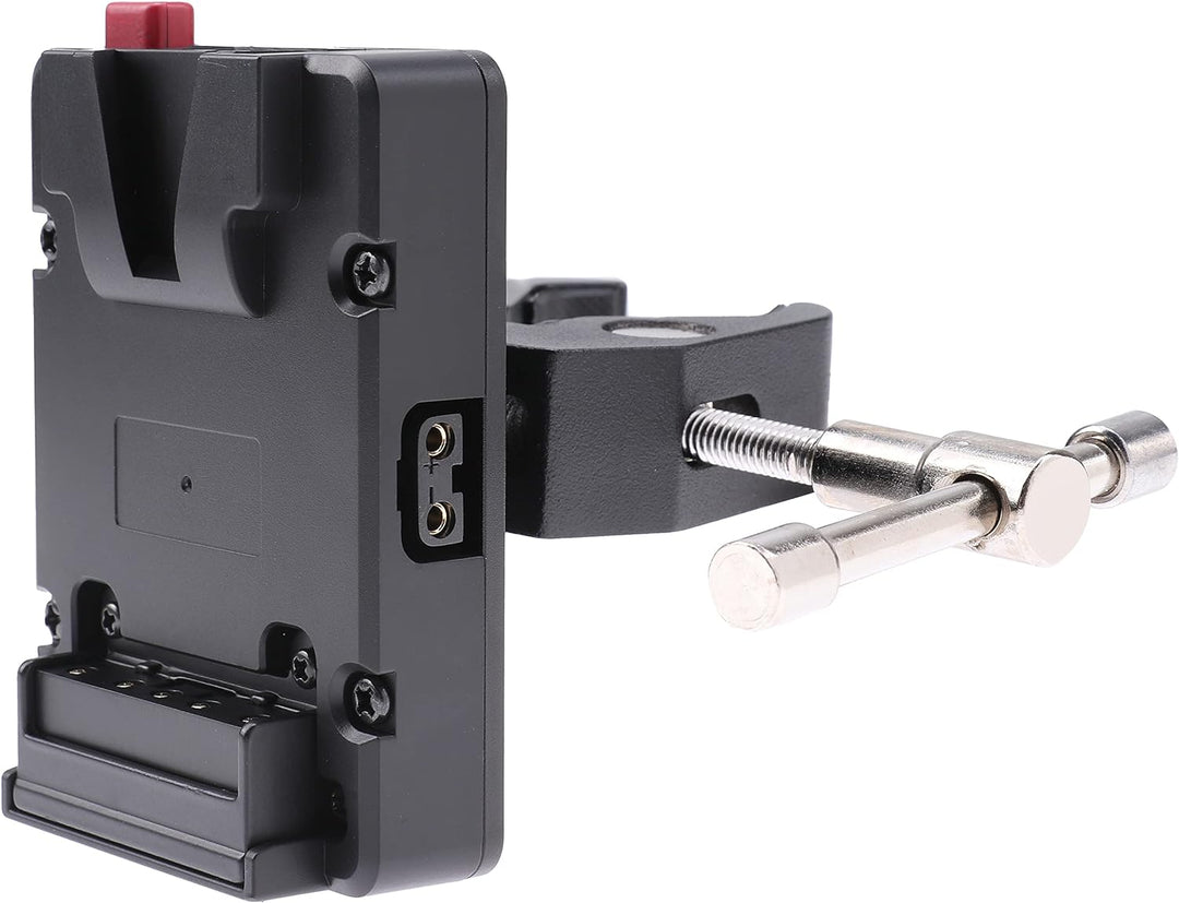 Hersmay Mini V Mount Plate Nano V-Lock V-Mount Batterie Platte im Taschenformat mit D-Tap & Super Kl