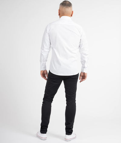 Indumentum Chino Hose Basic Slim Fit IS-305 31W / 32L Schwarz, 31W / 32L Schwarz