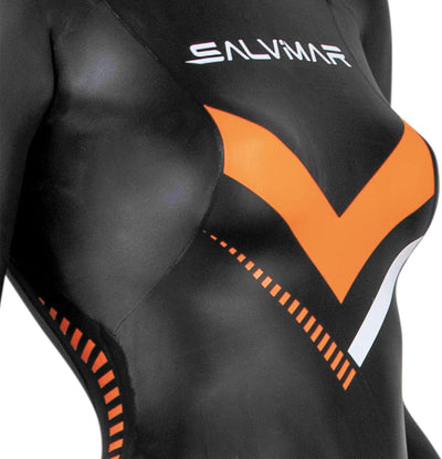 SALVIMAR Damen Free Swim Wetsuit, Schwarz, Small