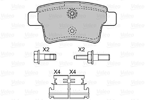 VALEO 598936 PKW Bremsbelagsatz