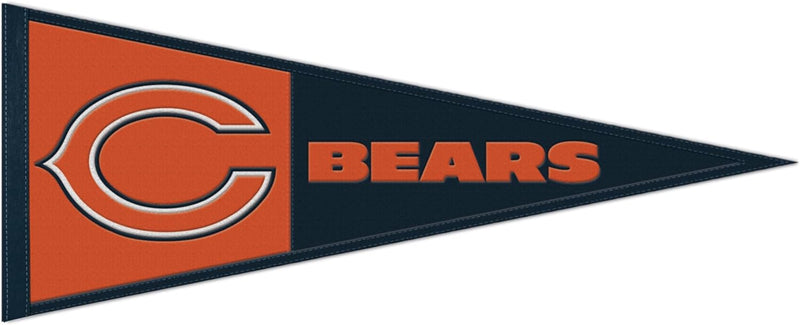 WinCraft NFL Wool Wimpel 80x33cm Chicago Bears