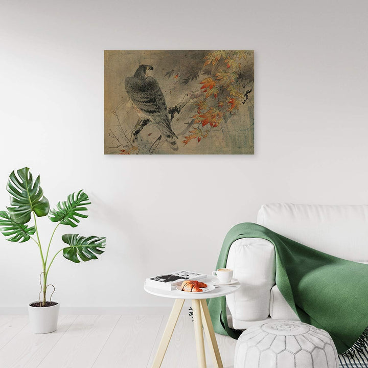 Wandbild XXL Vogel Deko Kunst Bilder Natur Beige 120x80 cm M14246 120x80 cm, M14246 120x80 cm
