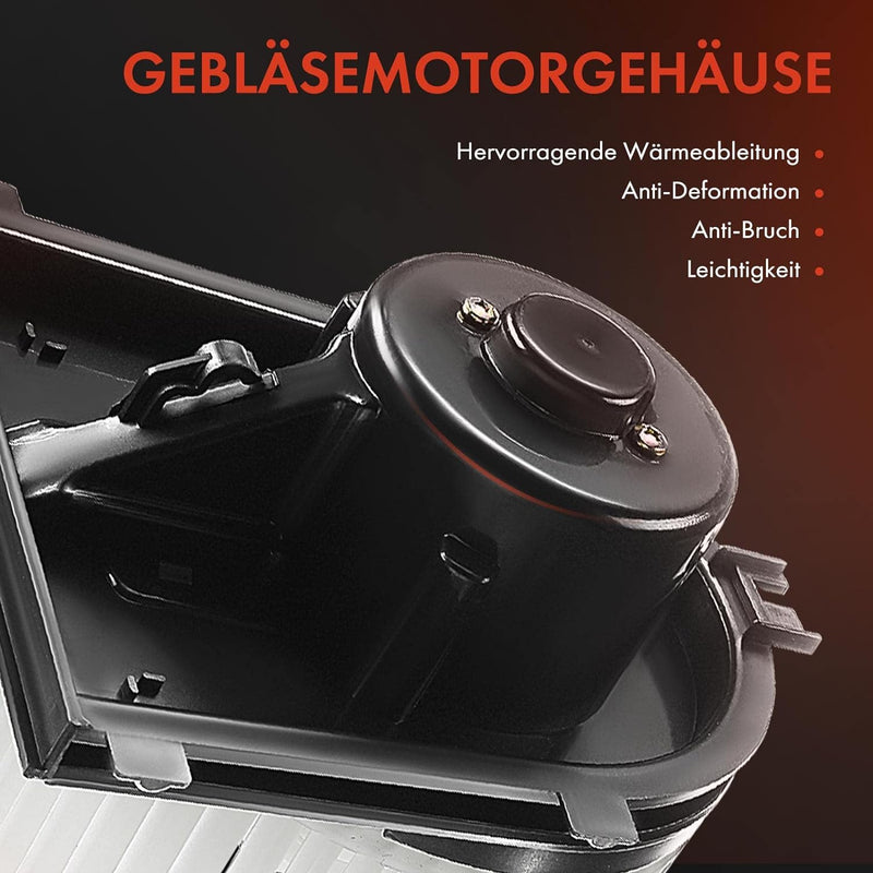 Frankberg Heizungsgebläse Gebläsemotor Kompatibel mit A3 1996-2003 Ibiza II 1999-2002 Leon 1999-2006