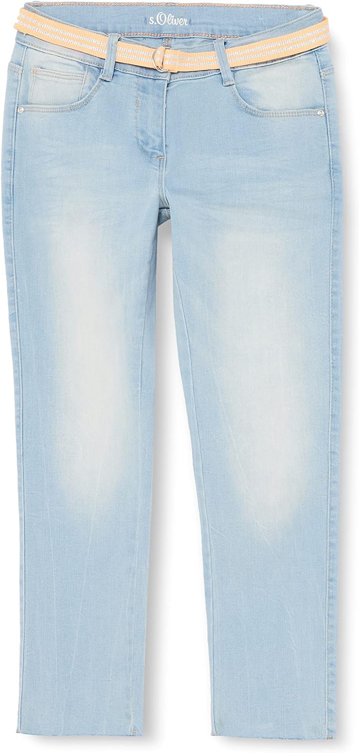 s.Oliver Junior Kids 403.10.203.26.180.2110243 Jeans, Light Blue Stretch (53Z2), 128 Slim