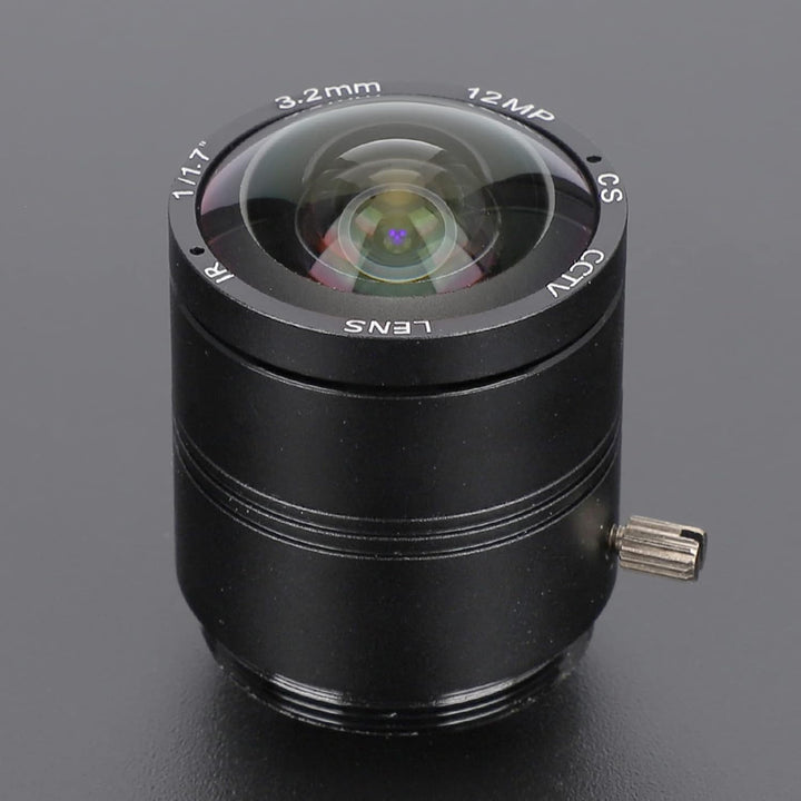 Kameraobjektiv 3,2-mm-Objektiv mit Fester Brennweite CS-Mount 12 MP Hochauflösendes CCTV-Kameraobjek