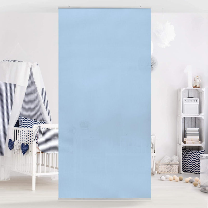 Bilderwelten Raumteiler Pastellblau 250x120cm ohne Halterung 250x120cm without hanger, 250x120cm wit