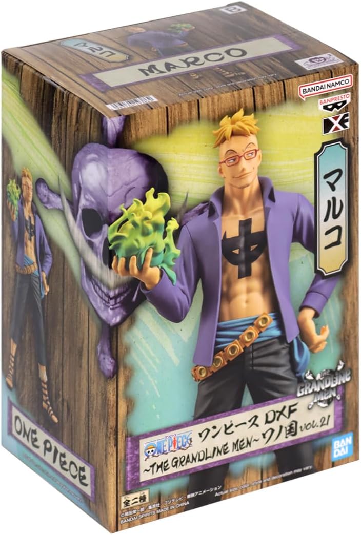 Banpresto DXF The Grandline Men Vol.21: One Piece - Marco Statue (Ver.B) (17cm) (19386)