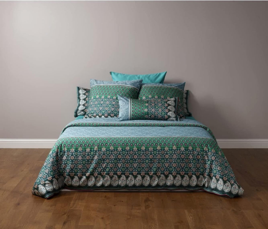 Bassetti Bettwäsche, Baumwolle, GRÜN, 200x200, 3 200x200 Grün, 200x200 Grün