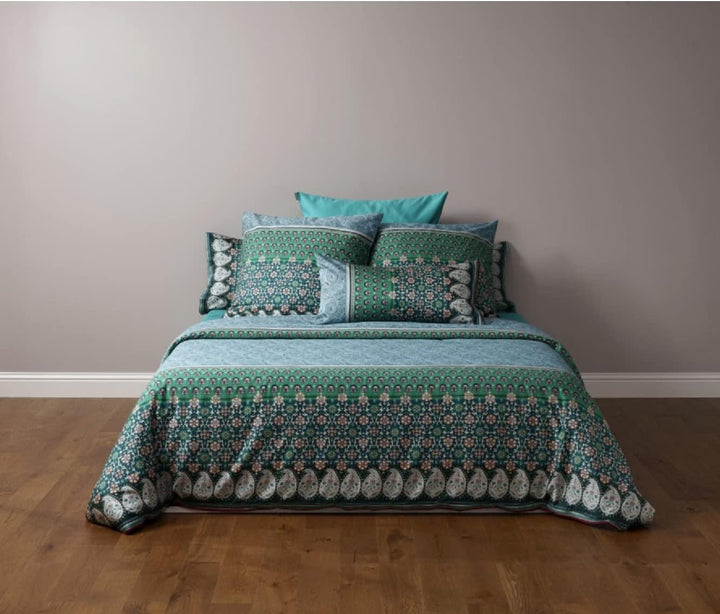 Bassetti Bettwäsche, Baumwolle, GRÜN, 200x200, 3 200x200 Grün, 200x200 Grün